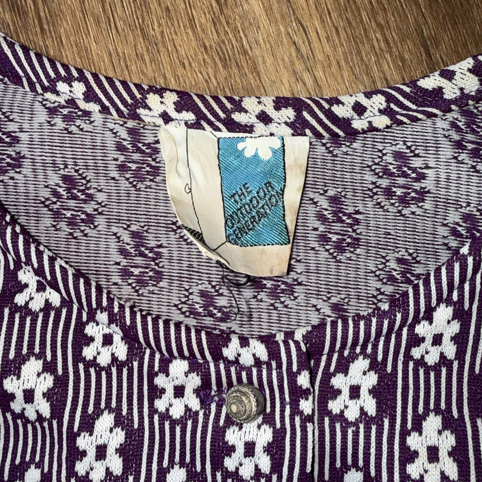 True Vintage 60’s Top & Shorts Set Mod Flower Power Print