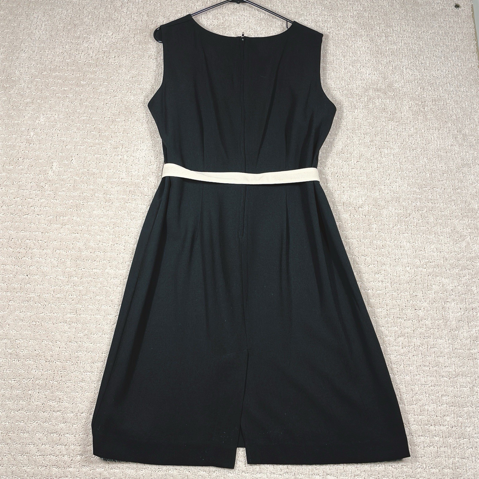 NWTS Vintage Leslie Fay 2 Piece Set Dress & Jacket Women’s Petite 16P With Sash