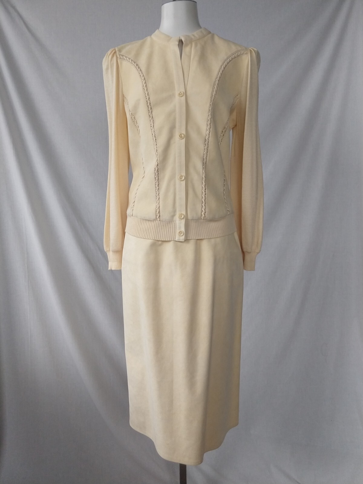 Vintage 80s Dress & Suit Lot 5 Pieces St Croix Knits Cinnamon Stick Parade