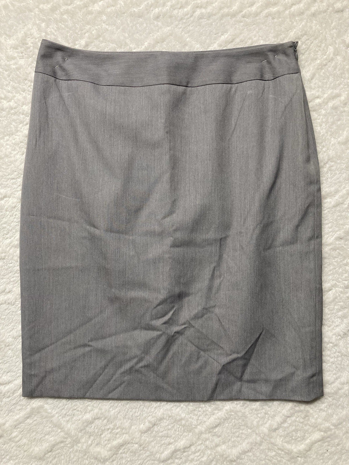 Skirt Suit Womens Size 10 Stretch Gray ANNE KLEIN 2 piece Professional Workwear
