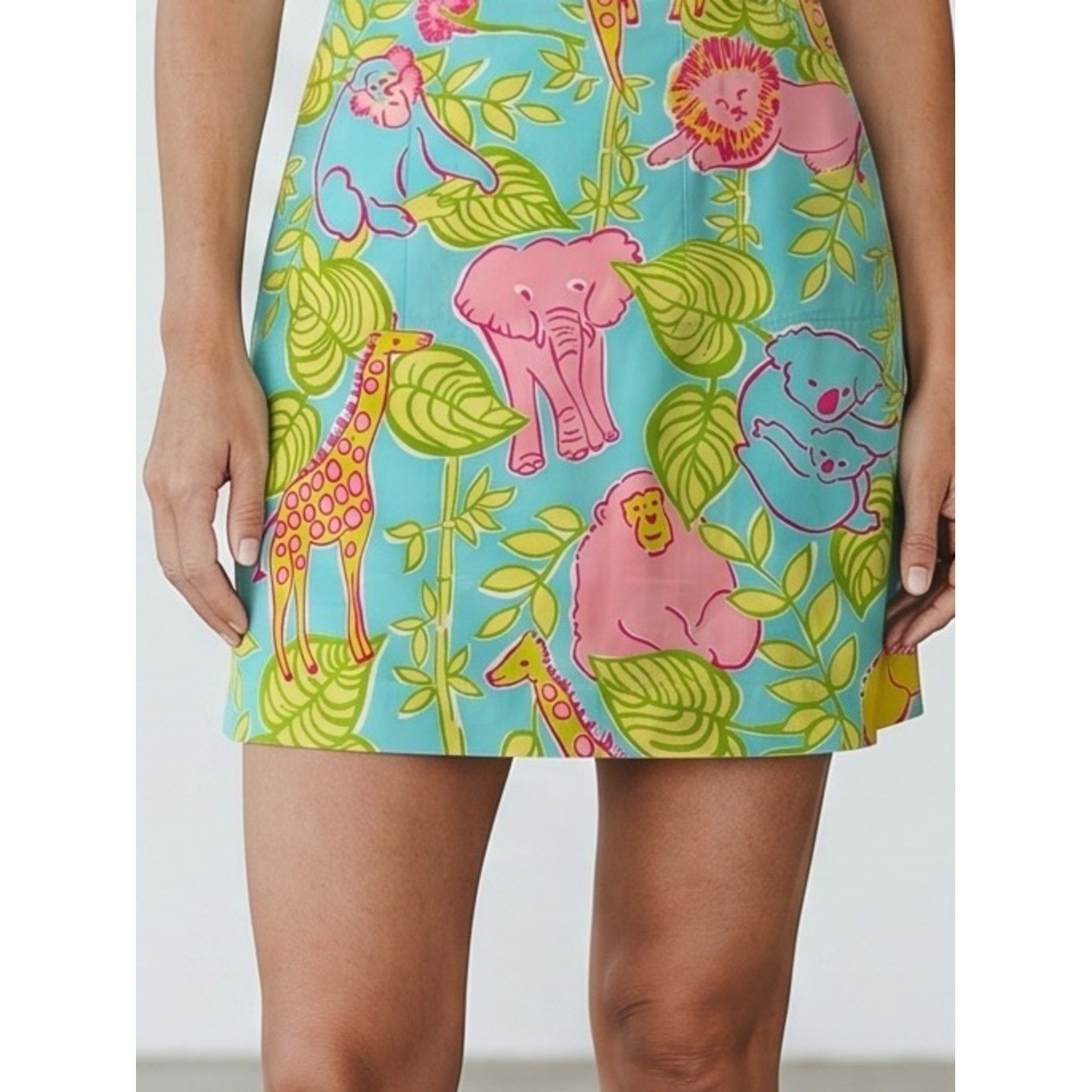 ♾️White Tag Lilly Pulitzer San Diego Zoo Wrap Skirt 10 Vintage Preppy Resort♾️