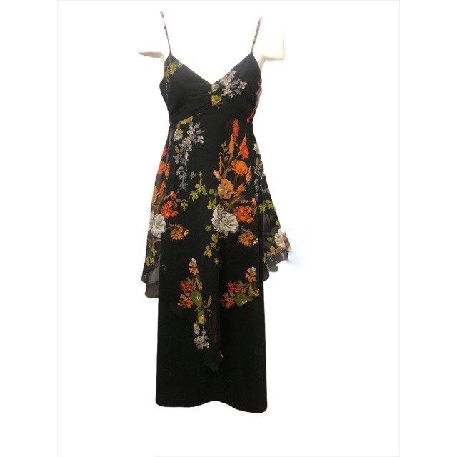 Vintage Nu Mode Floral Maxi Dress