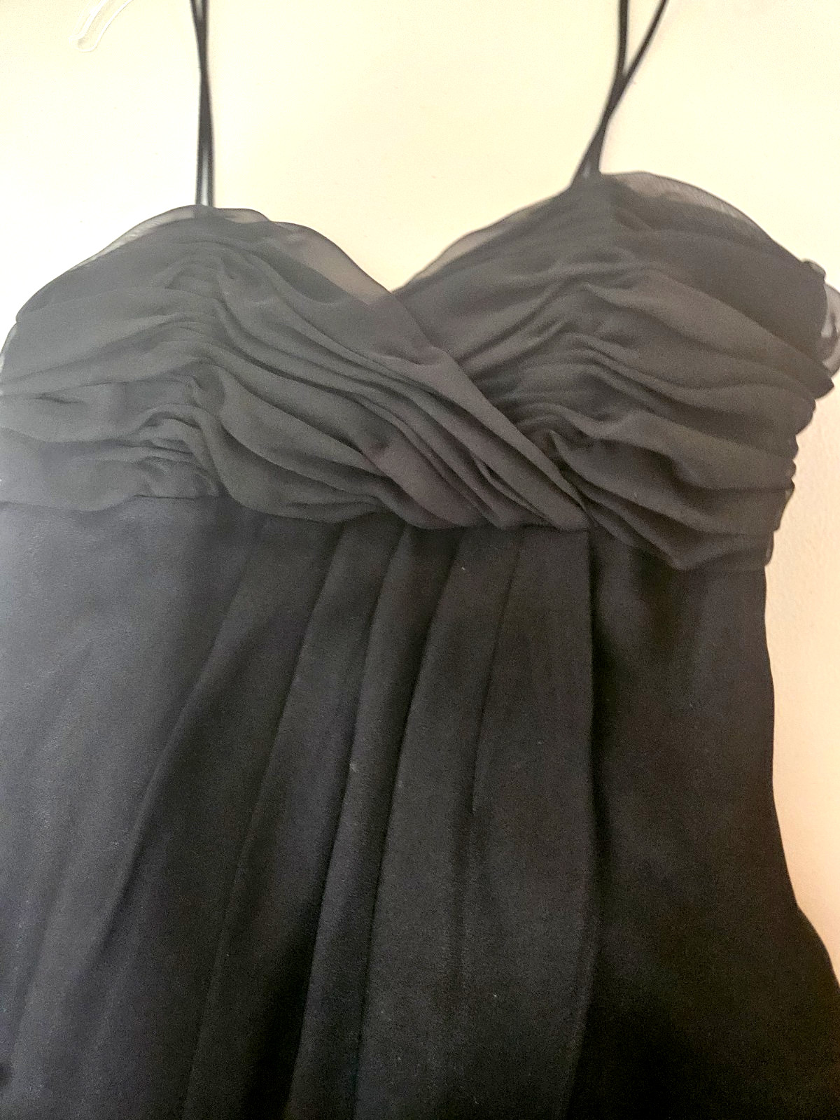 Vtg 80s Kathryn Conover NY Spaghetti Strap Classic 'Little Black Dress’ Sz 10