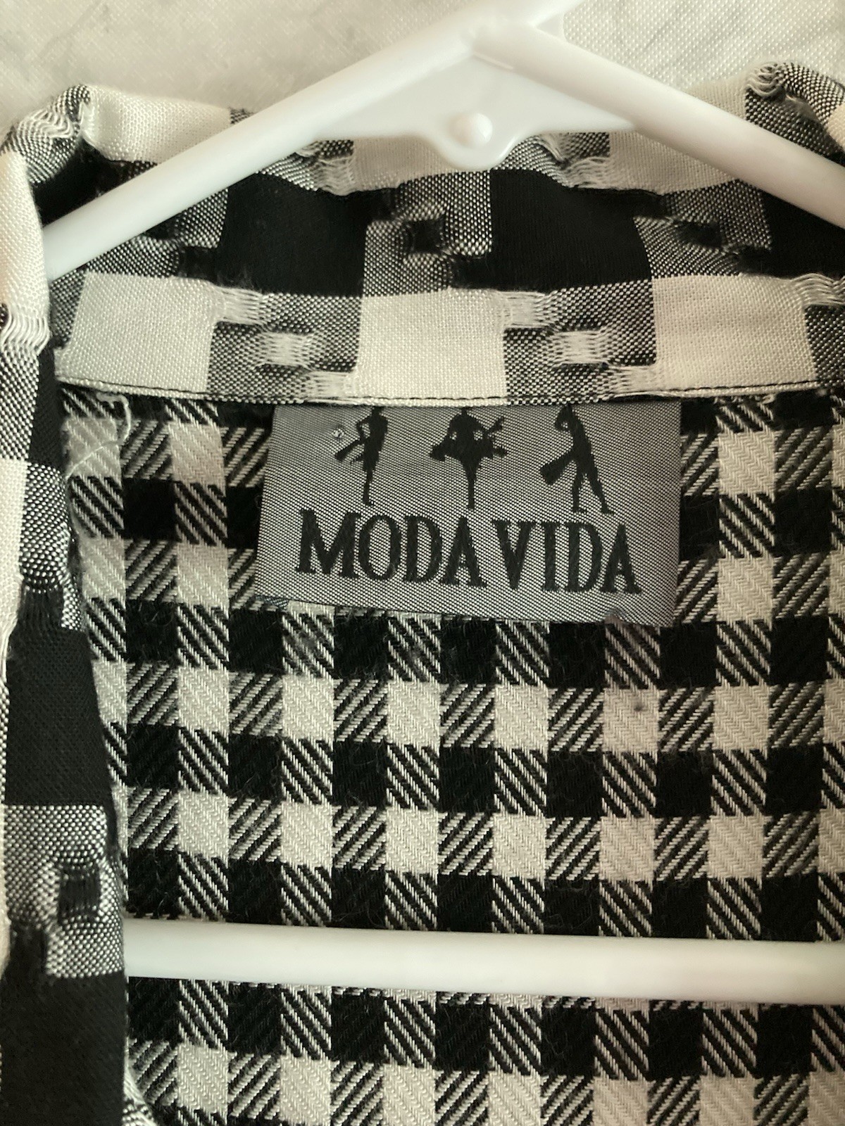 VNTG Moda Vida 80’s- 90’s Checkered Dress Sz 9