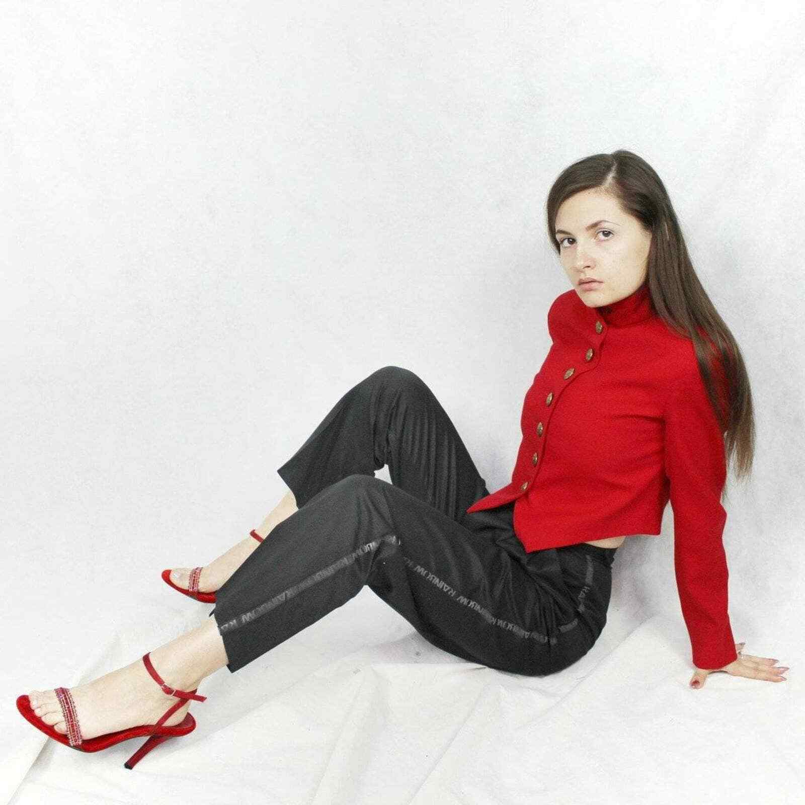 Vintage 90s High Waisted Slacks by Fundamental Things Petites