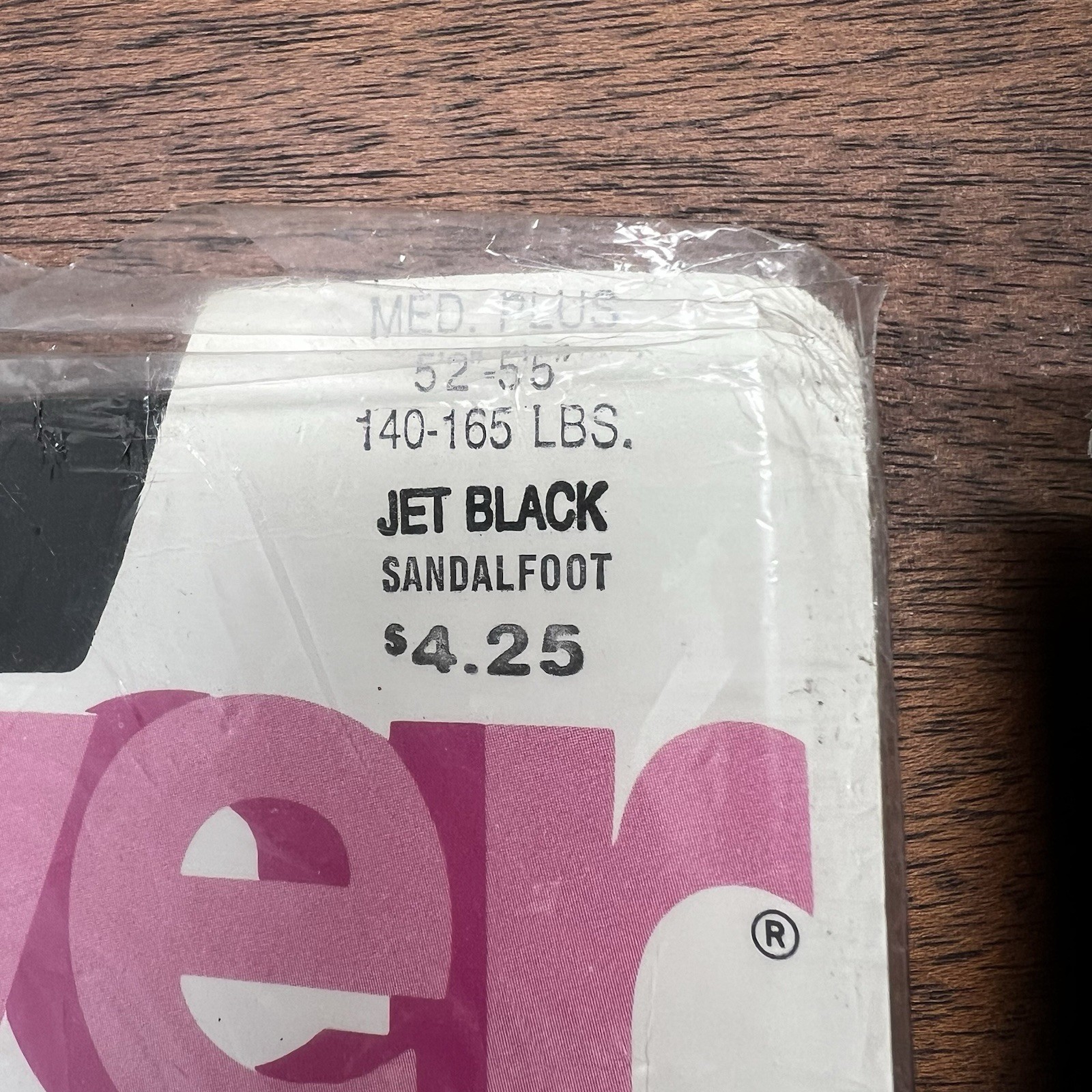 Lot of 4 Vintage Sheer Pantyhose Mixed Sizes & Colors New 3 Tan 1 Black