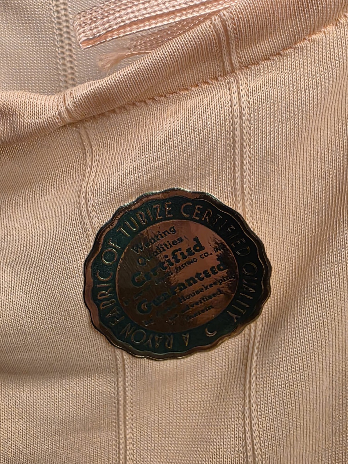 DEADSTOCK 1930’S RAYON UNDER TOP W ORIGINAL TAGS NEVER WORN