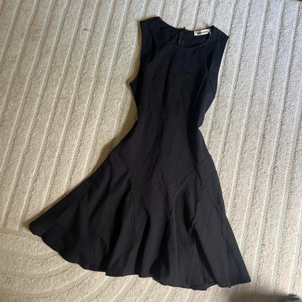 VTG y2k Mystic black dress size large punk whimsy gothic party festivals