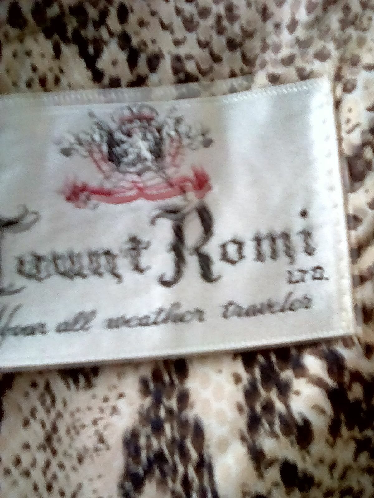 Small VTG 1960s Leopard Print Trench Overcoat USA Made Size S