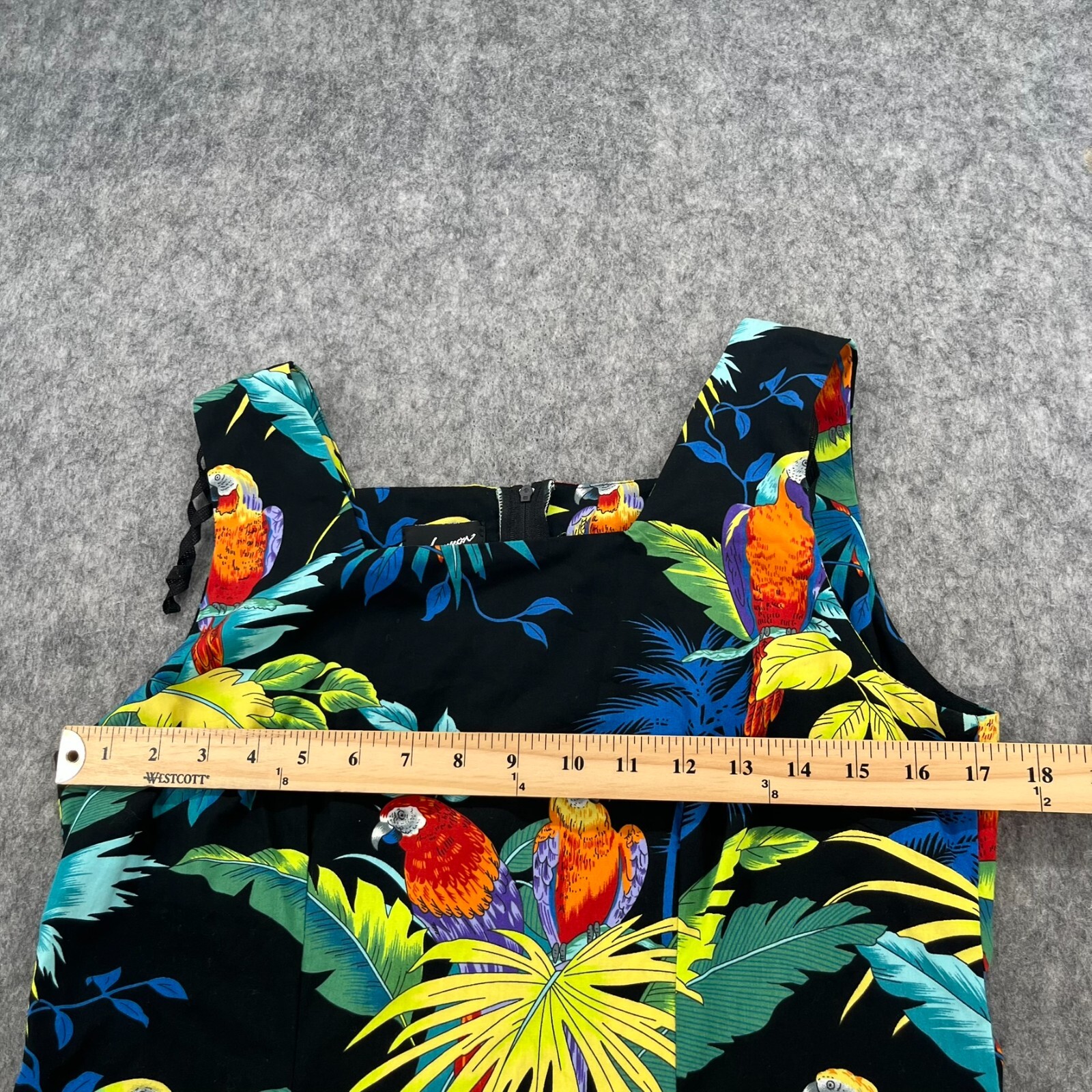 Shannon Marie Tropical Birds Parrots of Paradise Dress M