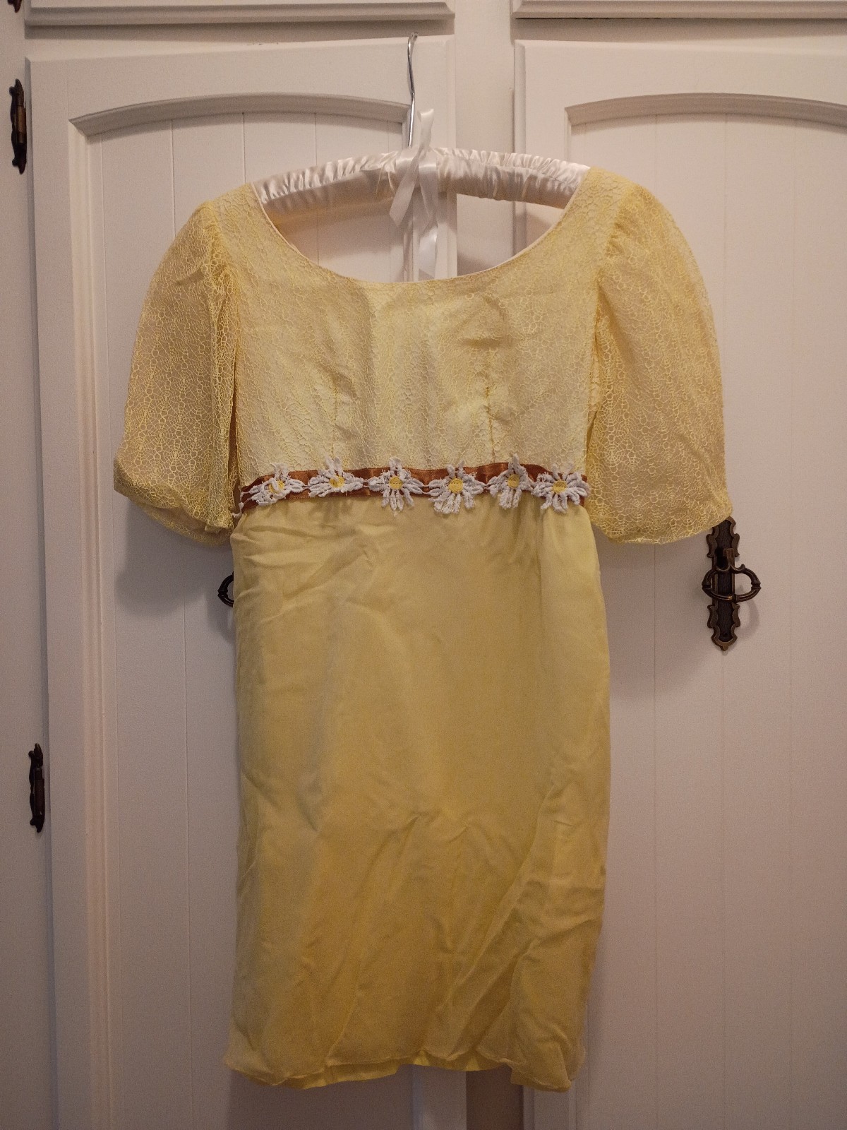 LANA DEL REY Inspired 1960s Vintage Extra Small Yellow Dress!