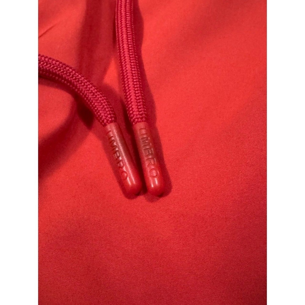 Y2K Retro Umbro Track Pants Womens M Red Joggers Logo Tape Windbreaker Pants