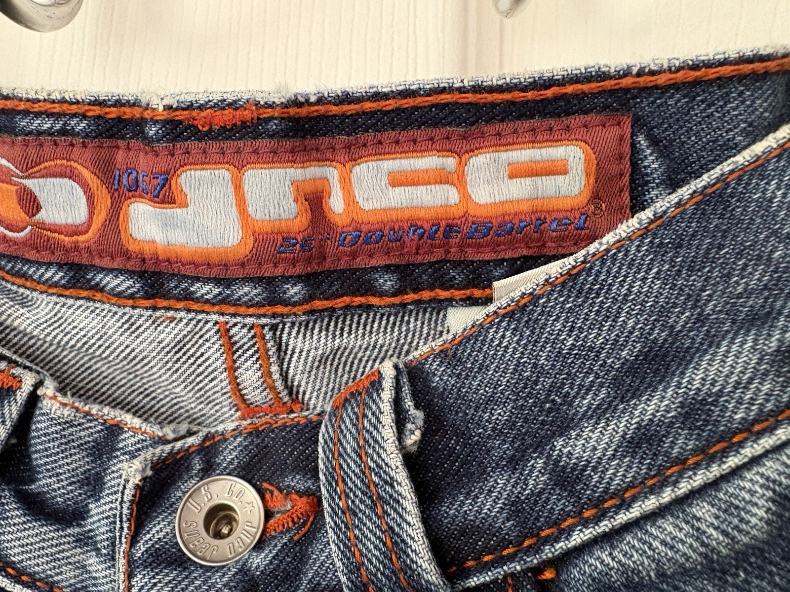 Jnco 1067 26” Double Barrel Jeans Size 3 Girlie Stuff Vintage 90s Y2K