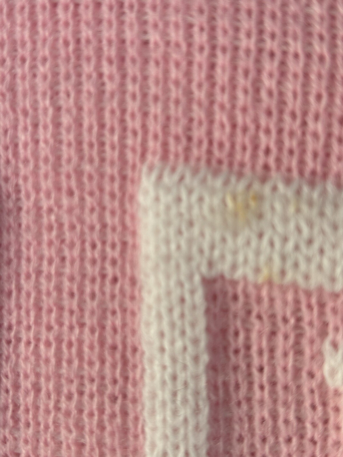 Vintage 80’s Adele Knitwear Sweater Women’s M/L Pink USA 3392