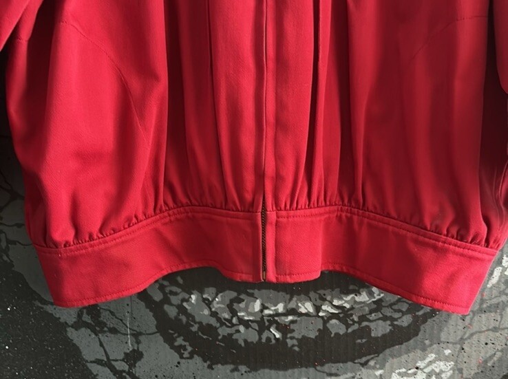 1980 YVES SAINT LAURENT RIVE GAUCHE RUNWAY PUFFY ZIP-UP BLOUSON JACKET Size Fr42
