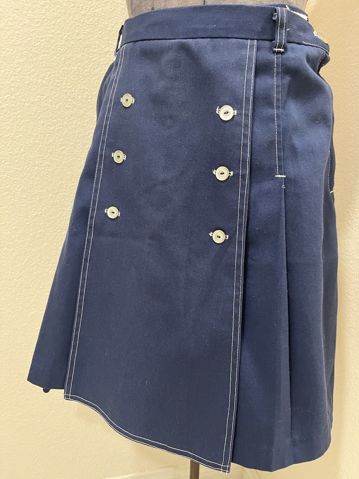 Vintage 1970’s – Gauchos/Culottes/Skort – Blue – Gator Of Florida