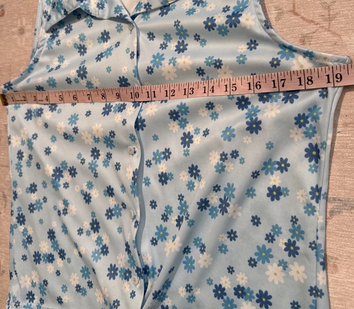 Vintage Xhilaration 90’s Does The 60’s Tank Blouse Groovy Flower Power USA XL