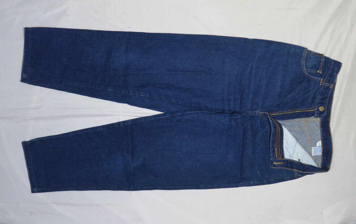 JORDACHE WOMENS BLUE JEANS W30 29X28 VINTAGE J-53 MOM HIGH RISE 1980’S DENIM