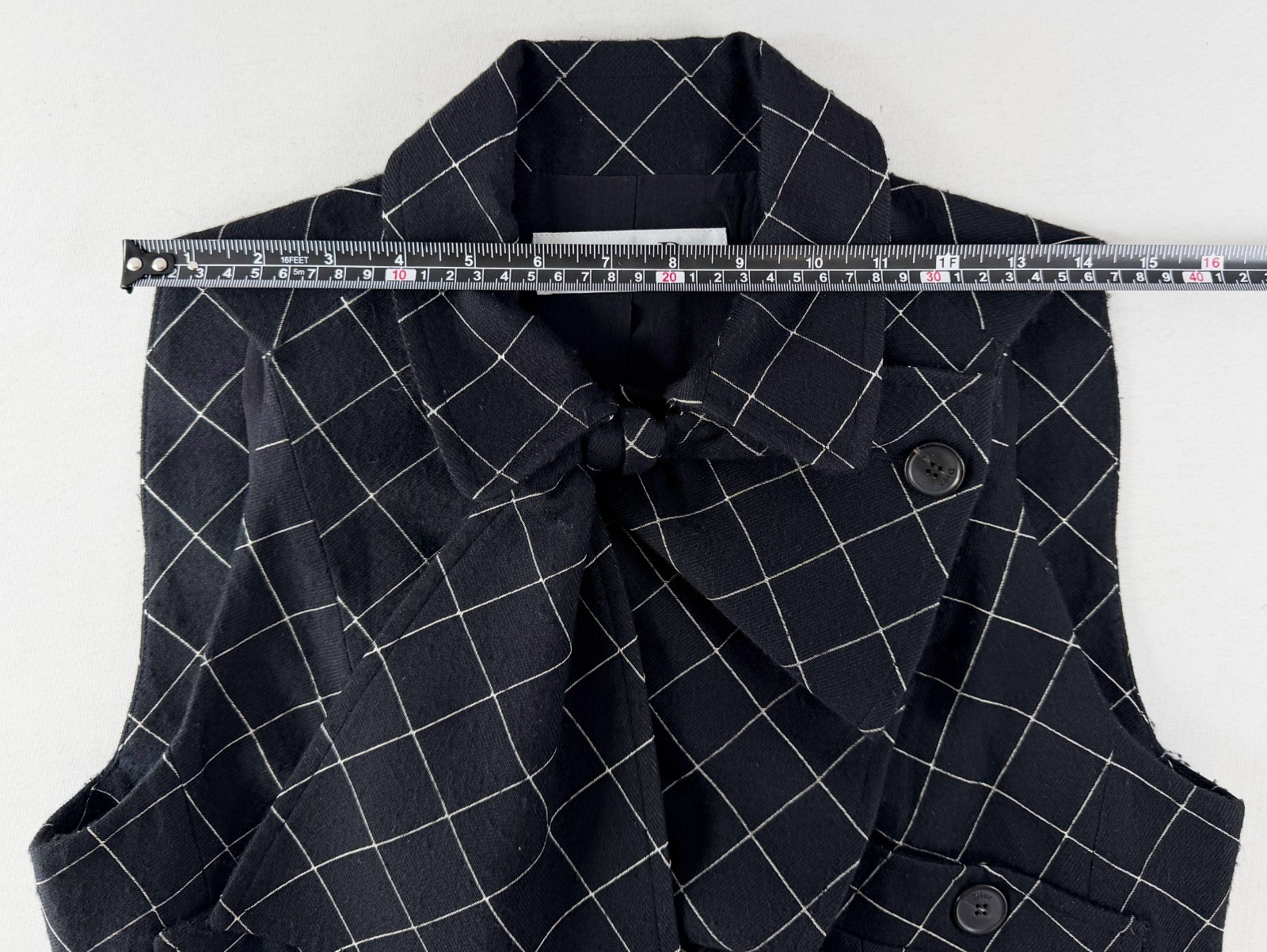 NWOT Vintage CHRISTIAN DIOR 2010 By John Galliano Set Checker Skirt 10 Vest 12