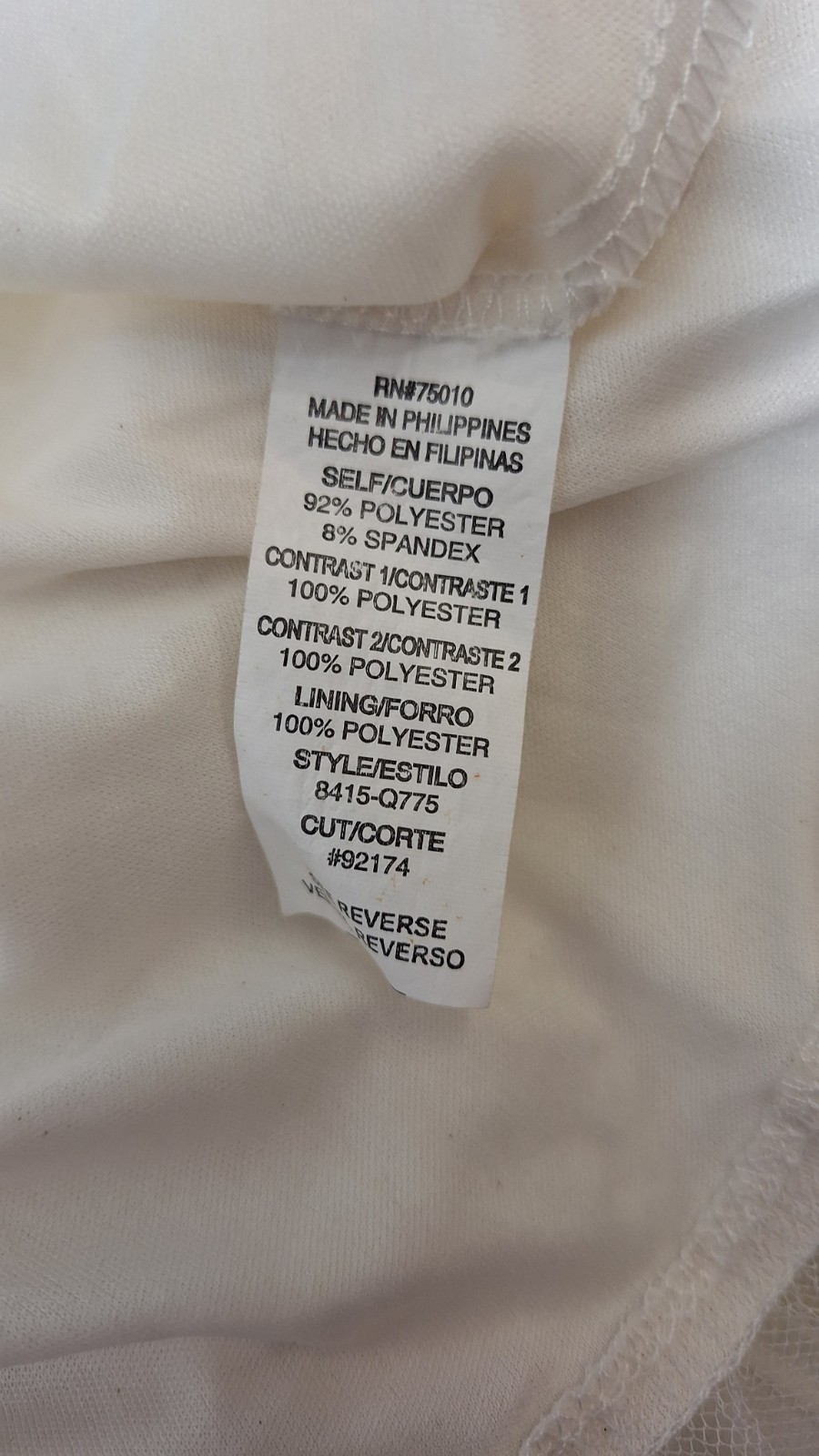 Y2K CITY TRIANGLES Size M Ivory/Black Formal Chiffon Dress w/Sequins