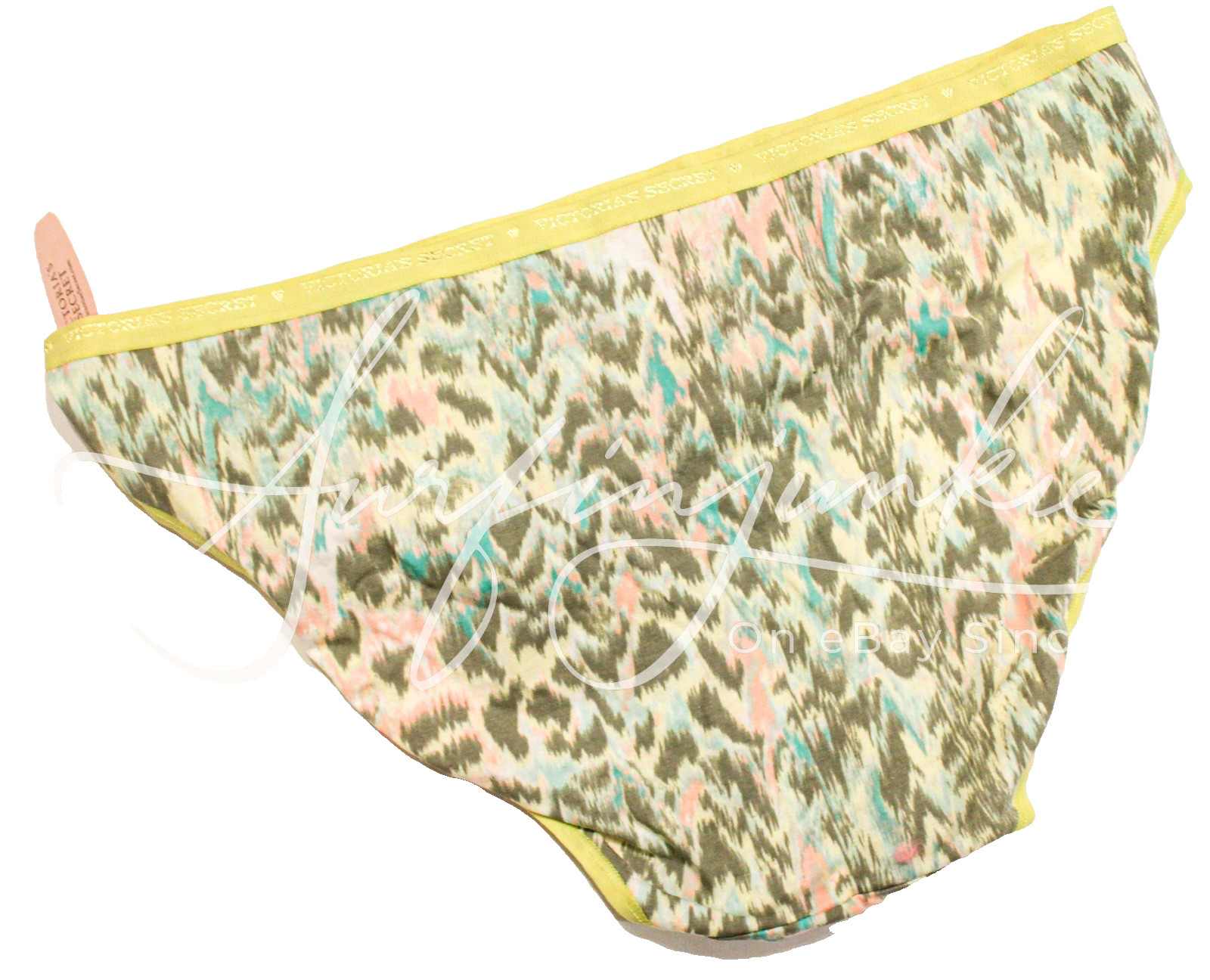 Victoria Secret Vintage Panty Panties XL Cotton Bikini Low Rise Hiphugger Ikat