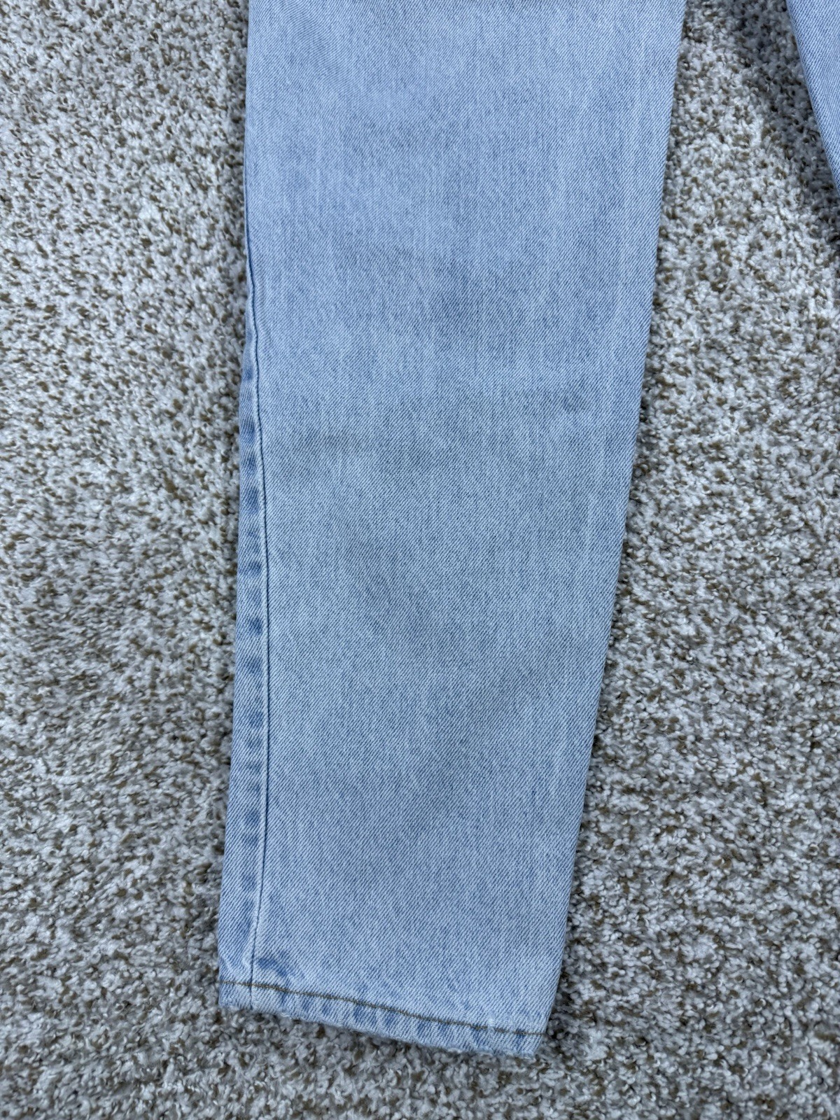 VINTAGE Levi’s 15921 Orange Tab Light Wash Tapered Fit High Rise Jeans Women’s M
