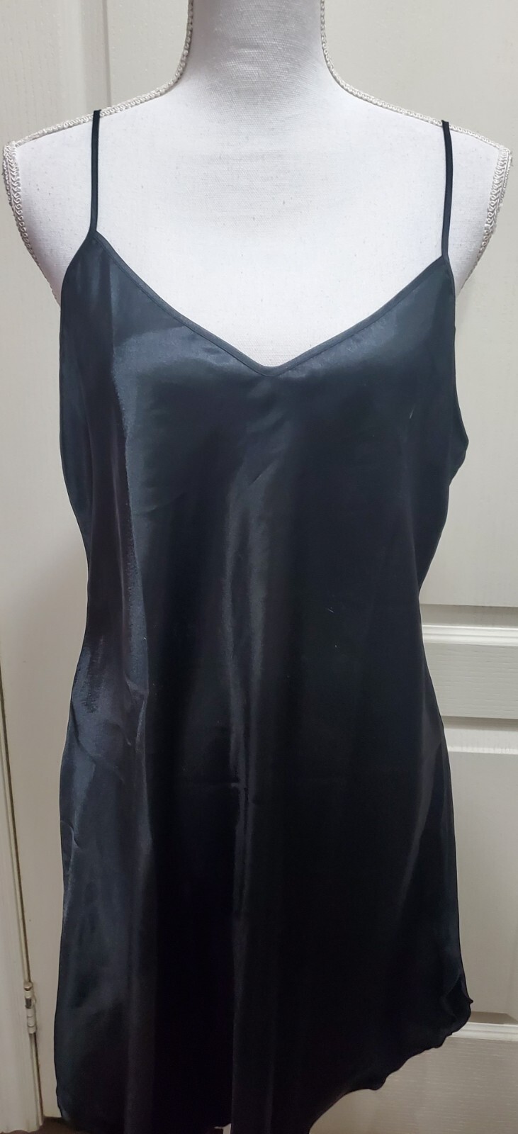 Ladies Nylon Night Gown -Andra Lingerie – Italy – Black – Short – Size 6