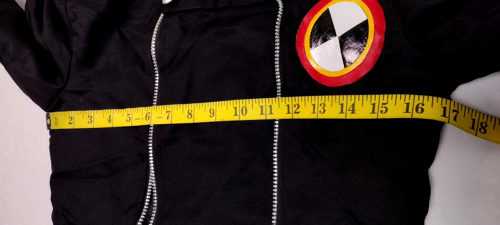 80s NEW WAVE MARTIAN Jacket Size S Nuclear Light Materials Biohazard Zip Robot