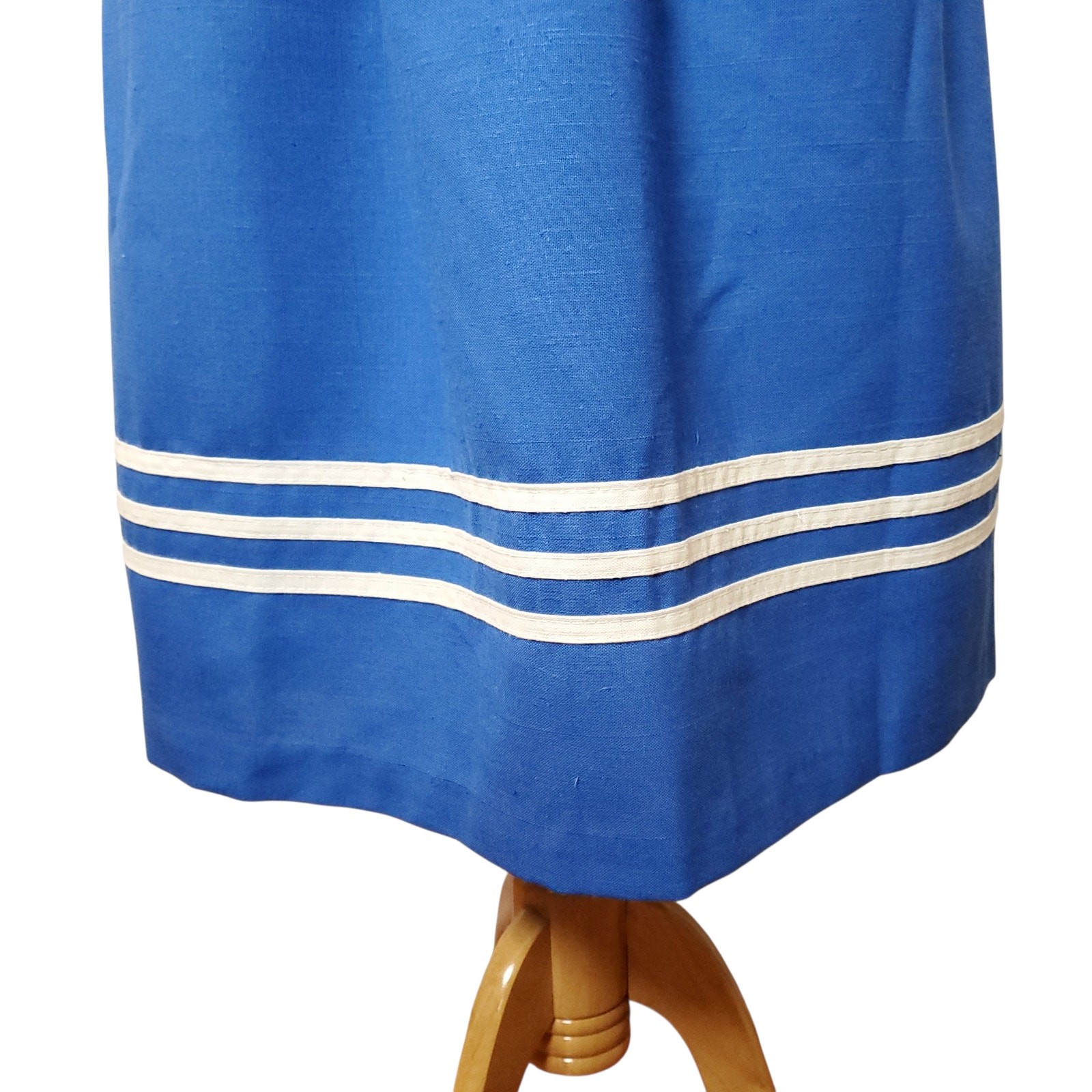 Vintage Vicky Vaughn Dress 70s Sailor Nautical Pinup Retro Fits an XS / S