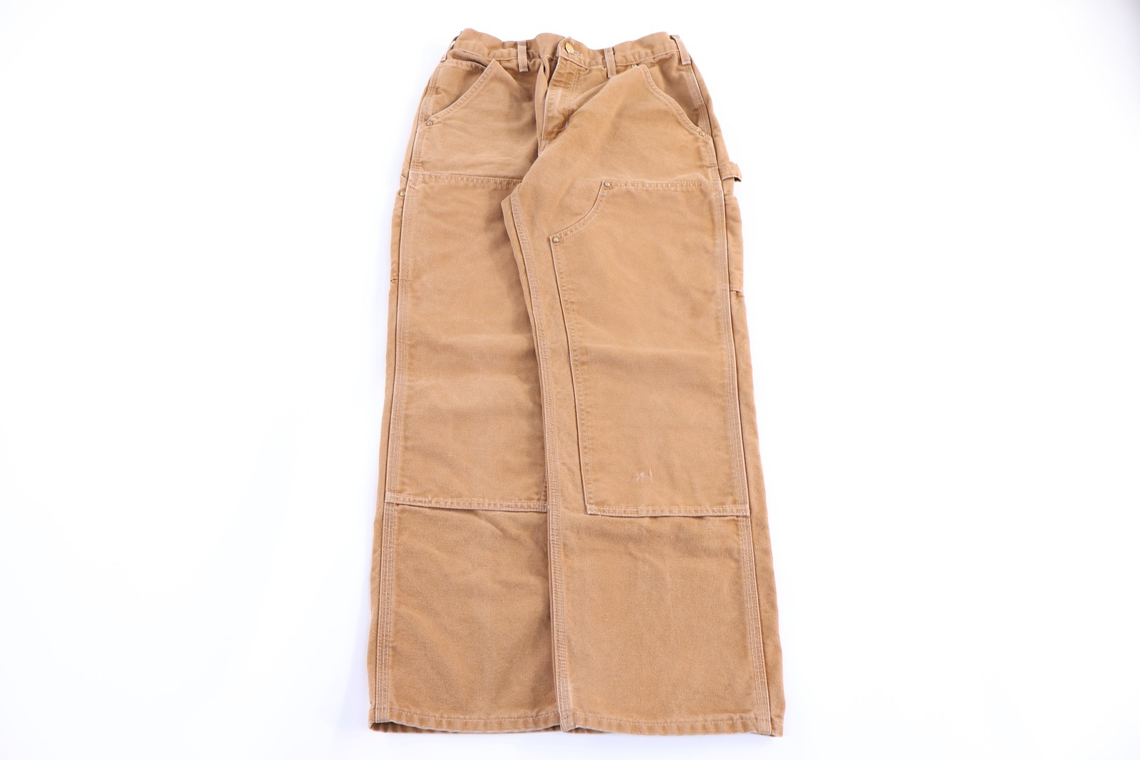 Carhartt Logo Patch Tan Double Knee Pants