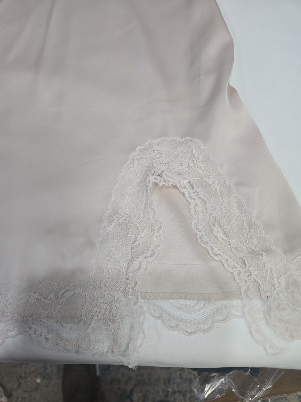 Song Of Style Slip Or Night Dress Woman Size Medium Lingerie Beige Feminine Core
