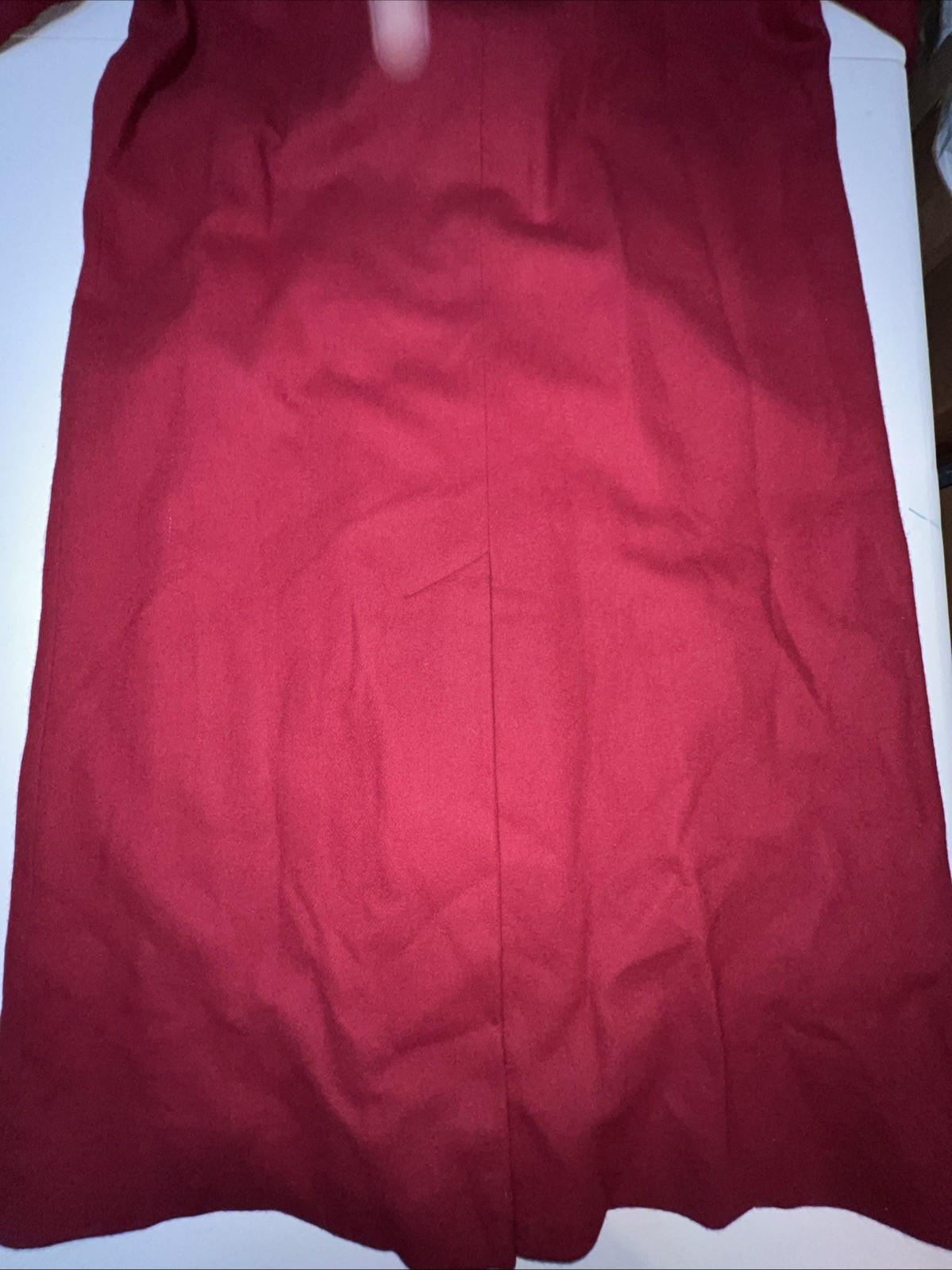Vintage Bromley collection overcoat women’s 10 wool red Double breasted lined