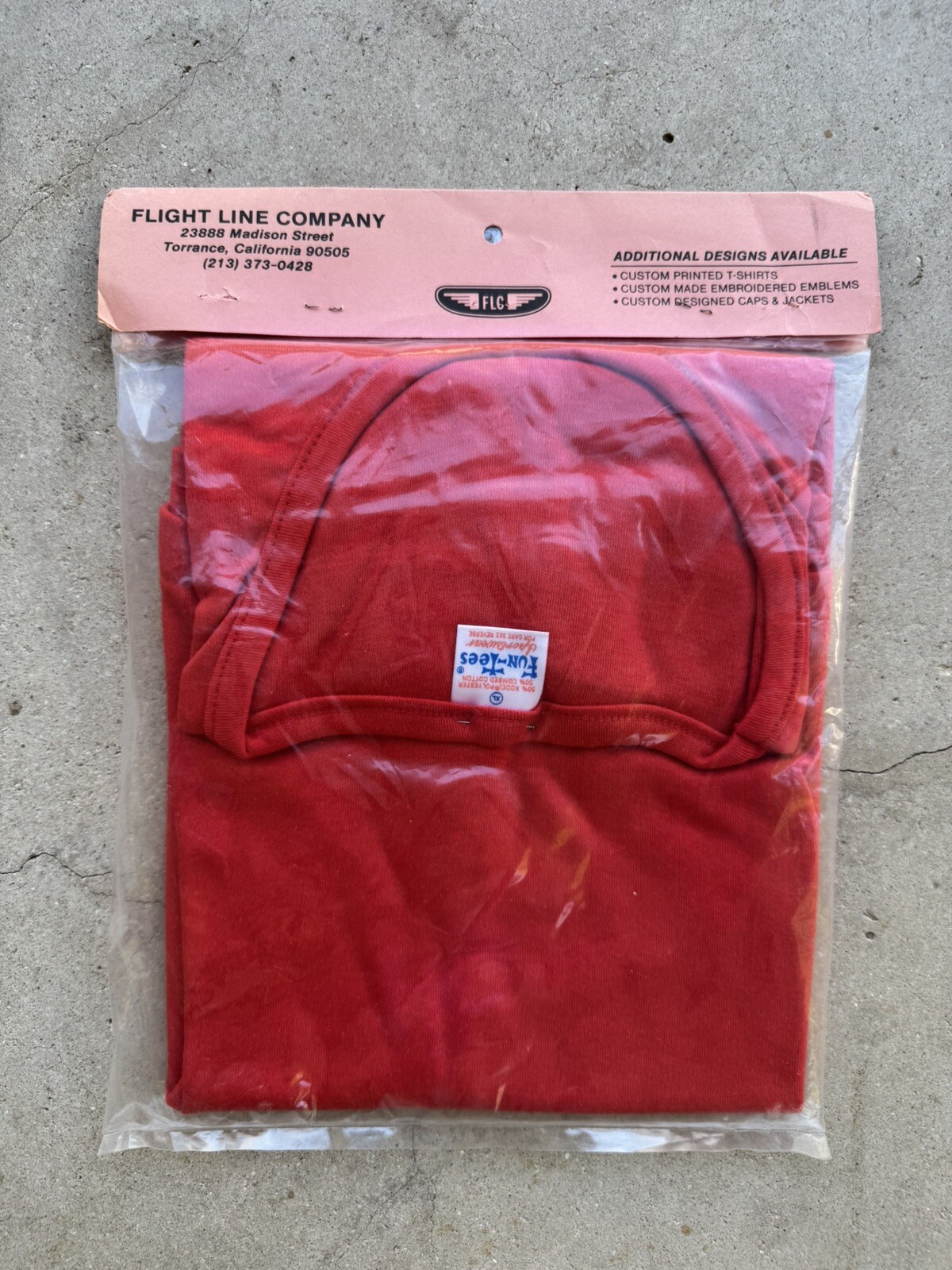 NIP 1970s Fun Tees Sportswear REMOVE BEFORE FLIGHT Aviation T Shirt XL Humor