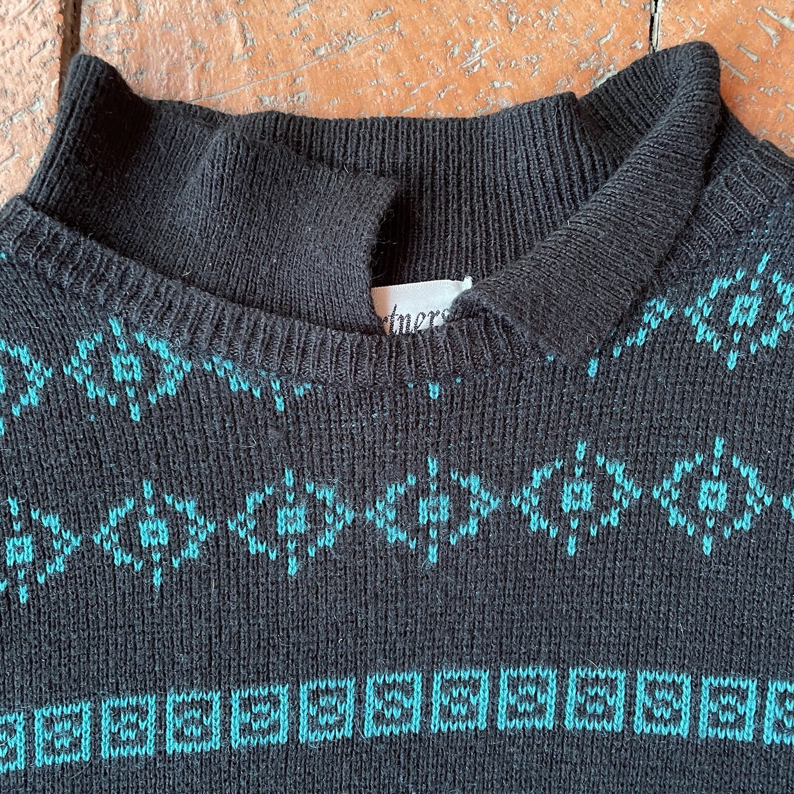 Vintage Partners By Mervyns Acrylic Collared Sweater Soft Excellent Condition