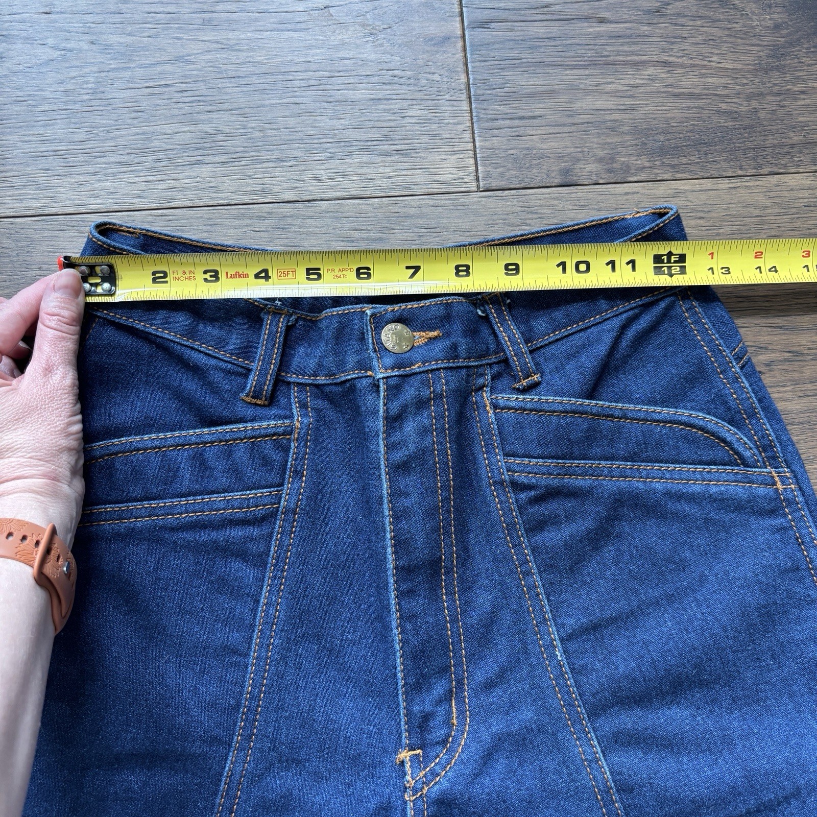 Gitano 80s 90s High Rise Dark Wash High Waist Tapered Mom Jeans Women Sz 10/11