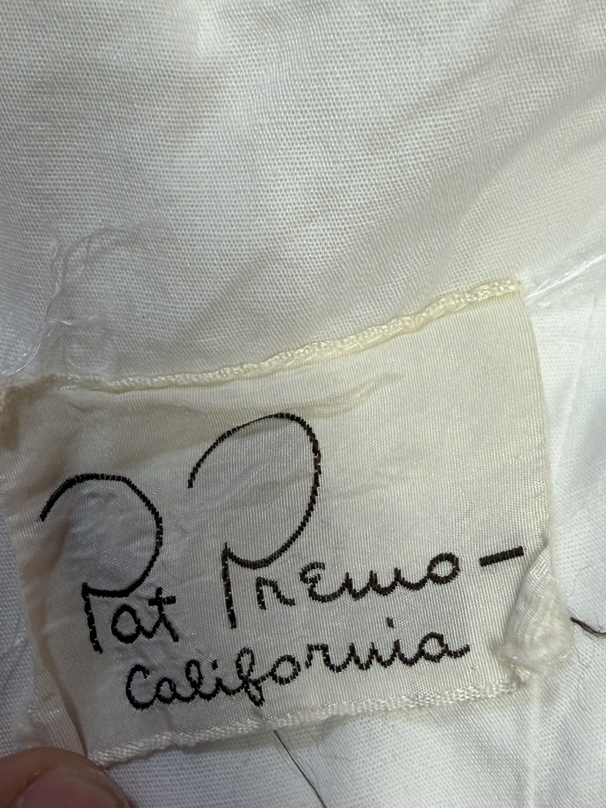 True Vintage 1950’s Pat Premo Grease Mid Century White Dress