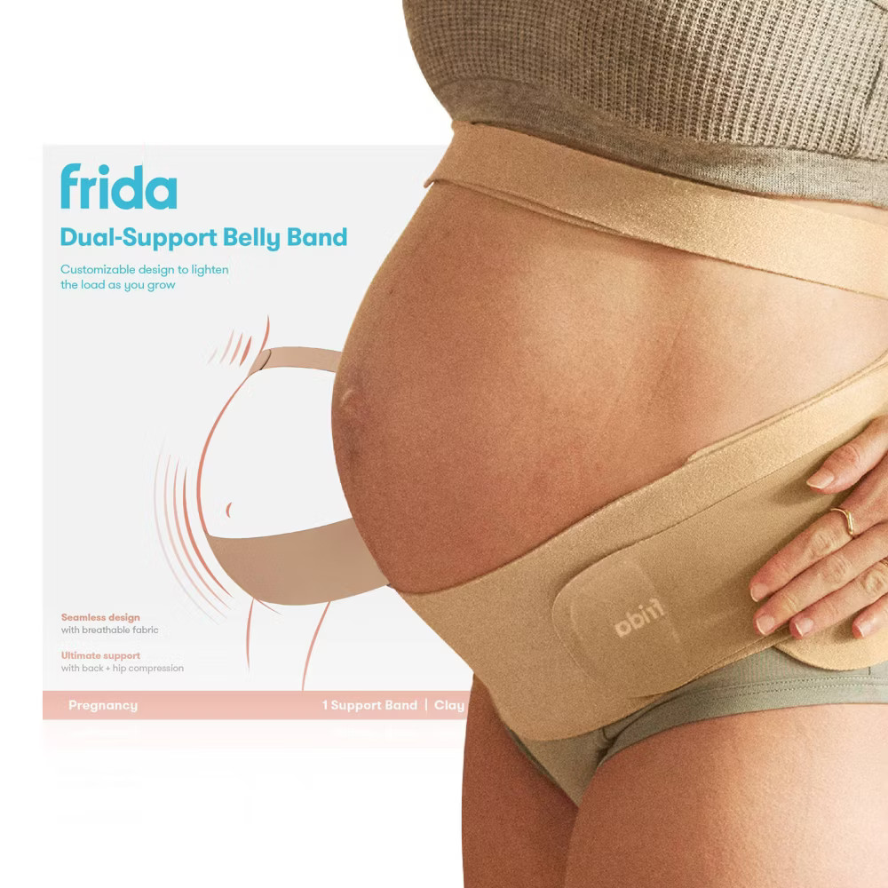 Frida Mom Dual Support Maternity Belly Band Hip & Pelvis – Tan