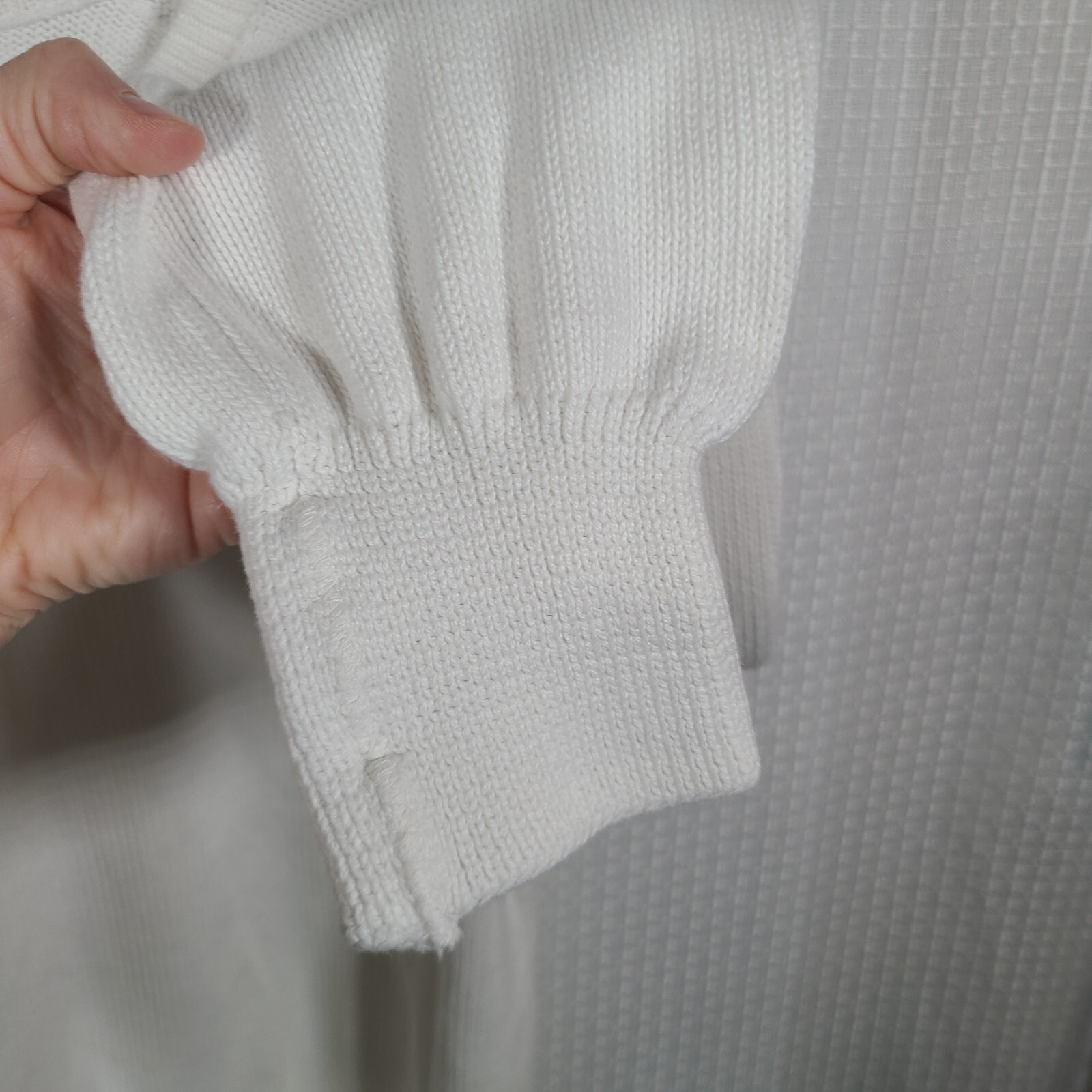 Vintage Lady Pickering White Golf Sweater Sz M Long Sleeve V-Neck Pebble Beach
