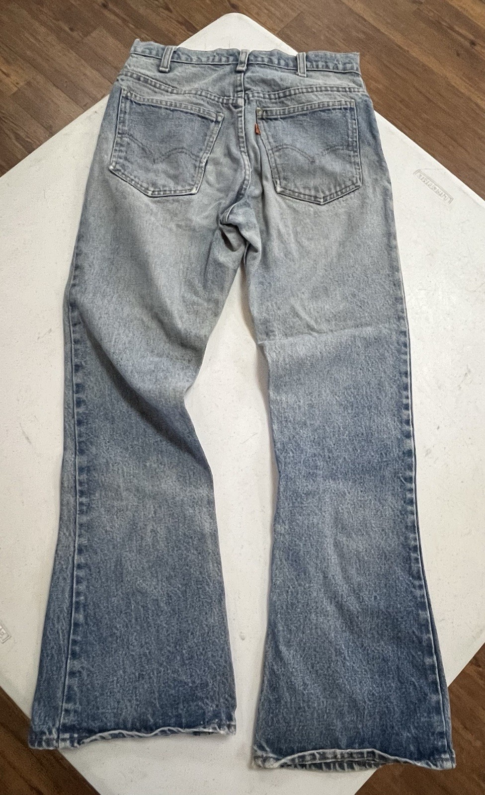 Vintage 70s Levi’s Orange Tab Bell Bottom Jeans Flared Denim W31 L30