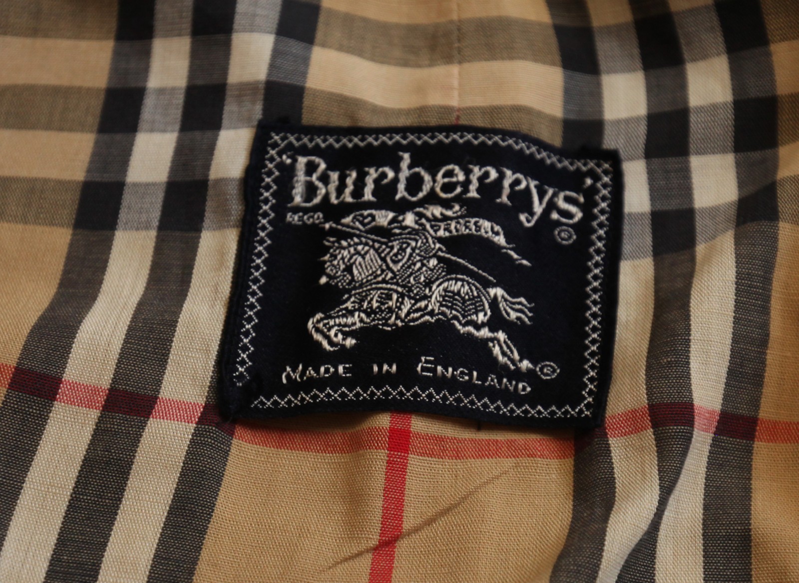 Vintage Burberrys Trench Coat *Altered, shortened* Made in England