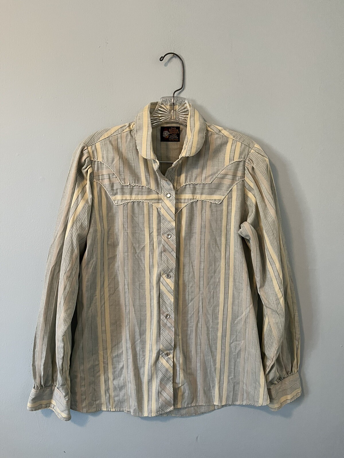 Kenny Rogers Country Western Women Shirt Pearl Snap by Karman VTG MADE IN USA
