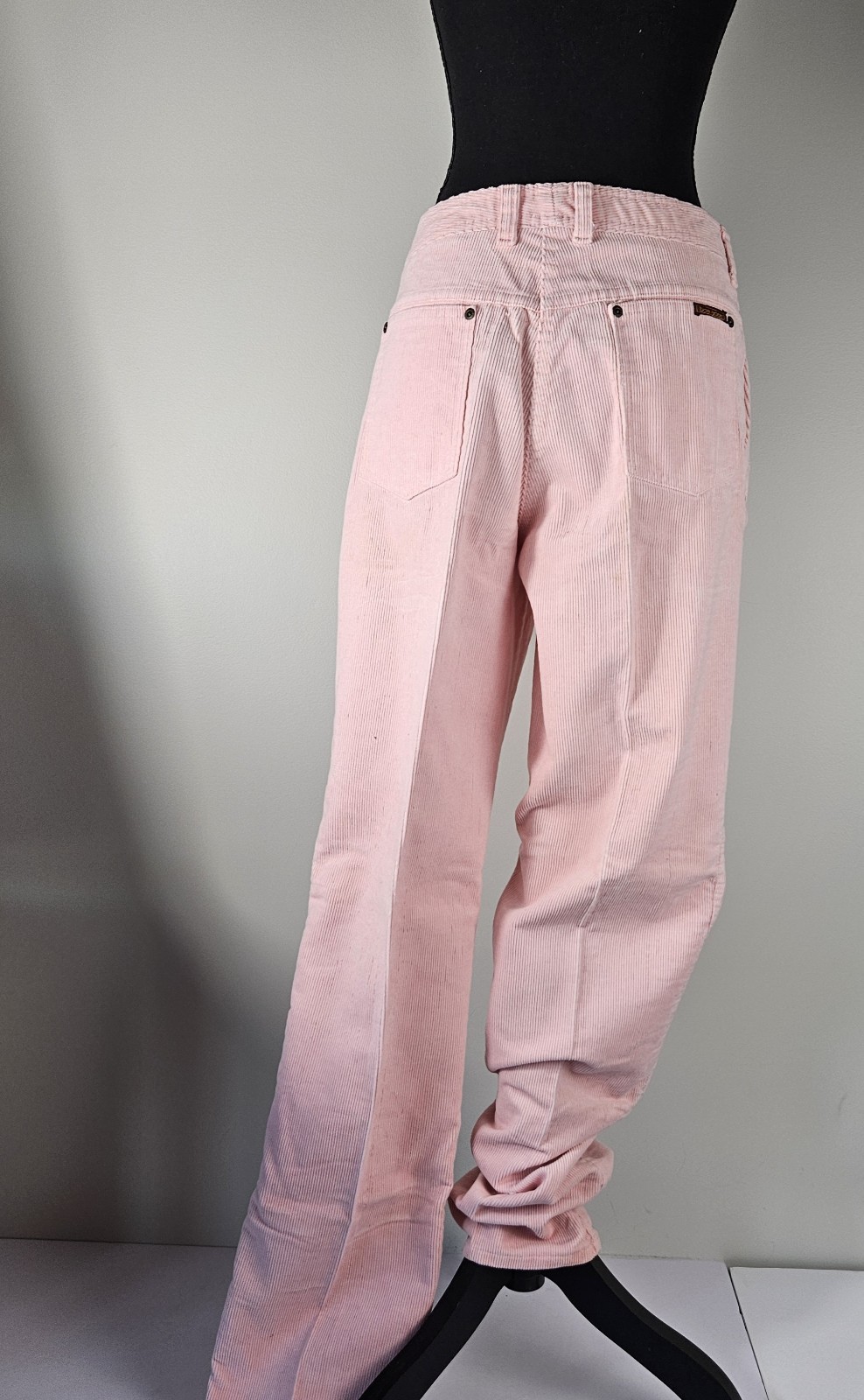 Vintage 80’s Bon Jour BABY PINK Corduroy Straight Pants Size13/14 NWOT