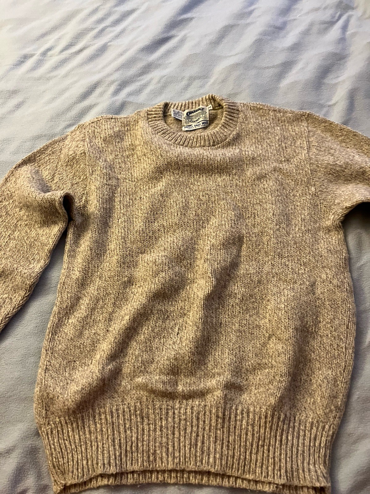 Vintage Cambridge Dry Goods British Ragg Wool Blend Sweater Ladies Large $