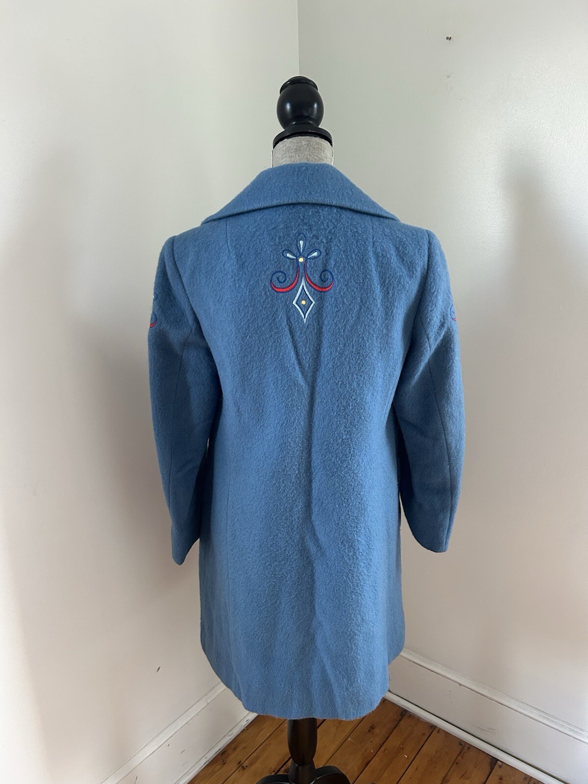 Vintage Original Loden Fashions By Alpine House Virgin Wool Coat S/M