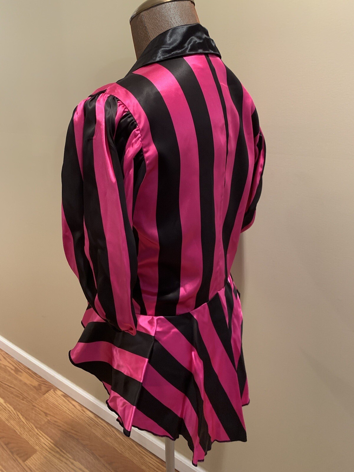 Curtain Call Women’s Vintage Costume Jacket Blazer Medium M Pink Black 80’s