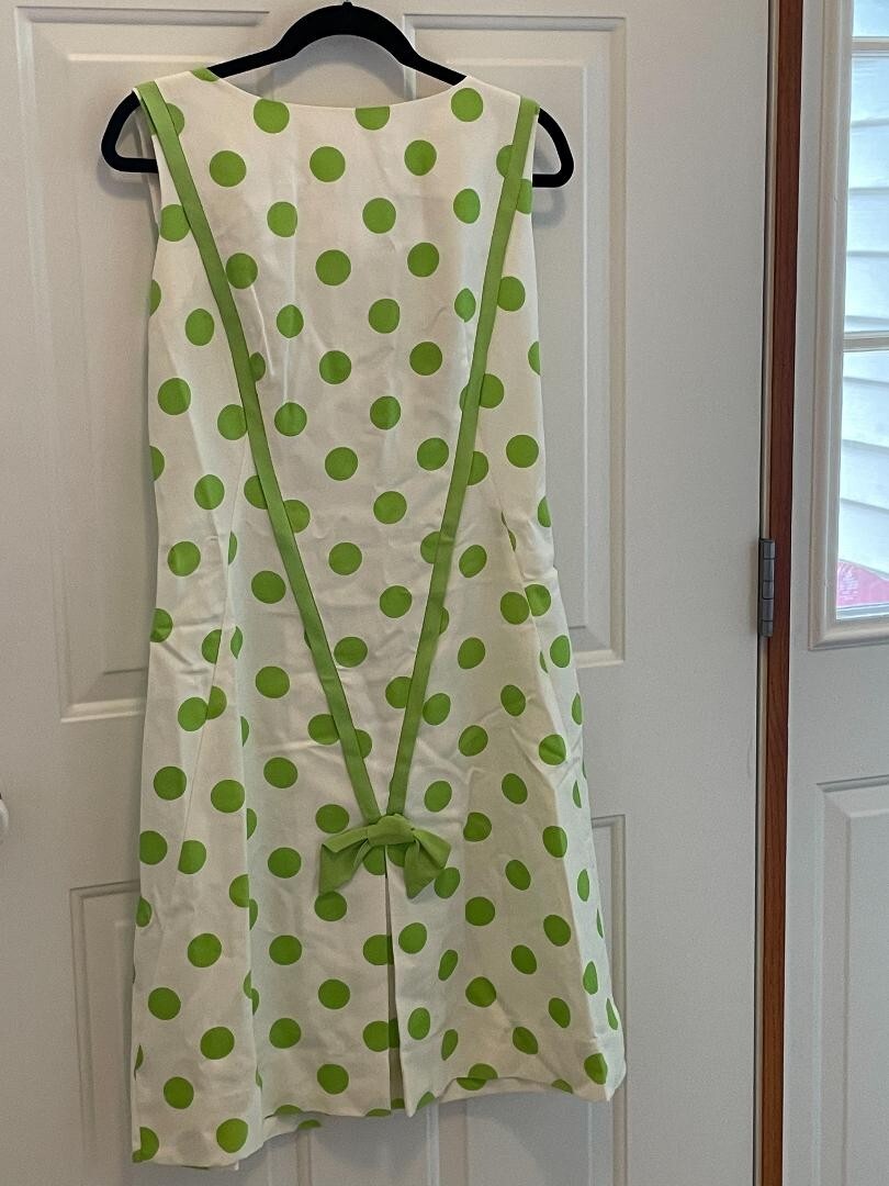 Vintage Tori Richard Dress Sandpiper Size 11 polka dots – New with Tag