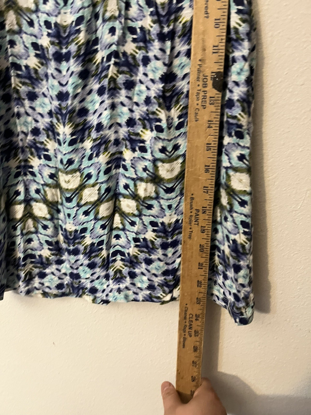 Sonoma VINTAGE Womens blue,green,white tank top SZ Small
