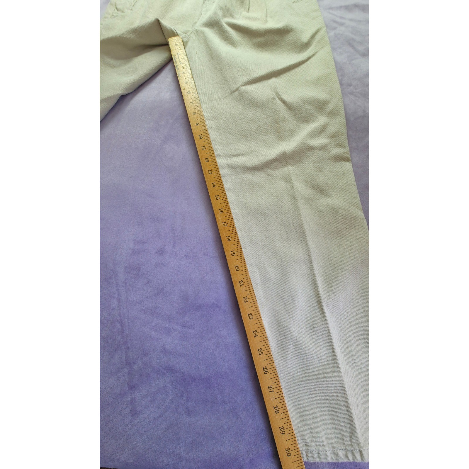 Levi’s Dockers Trousers Womens 10 Beige NEW Vintage Pleated High Waist