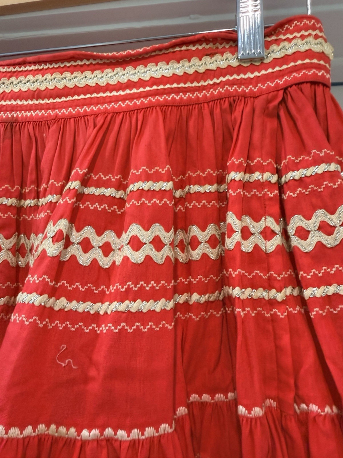 Vintage 50s Rockabilly Patio Skirt Western Southwest Cowgirl Western Swing USA