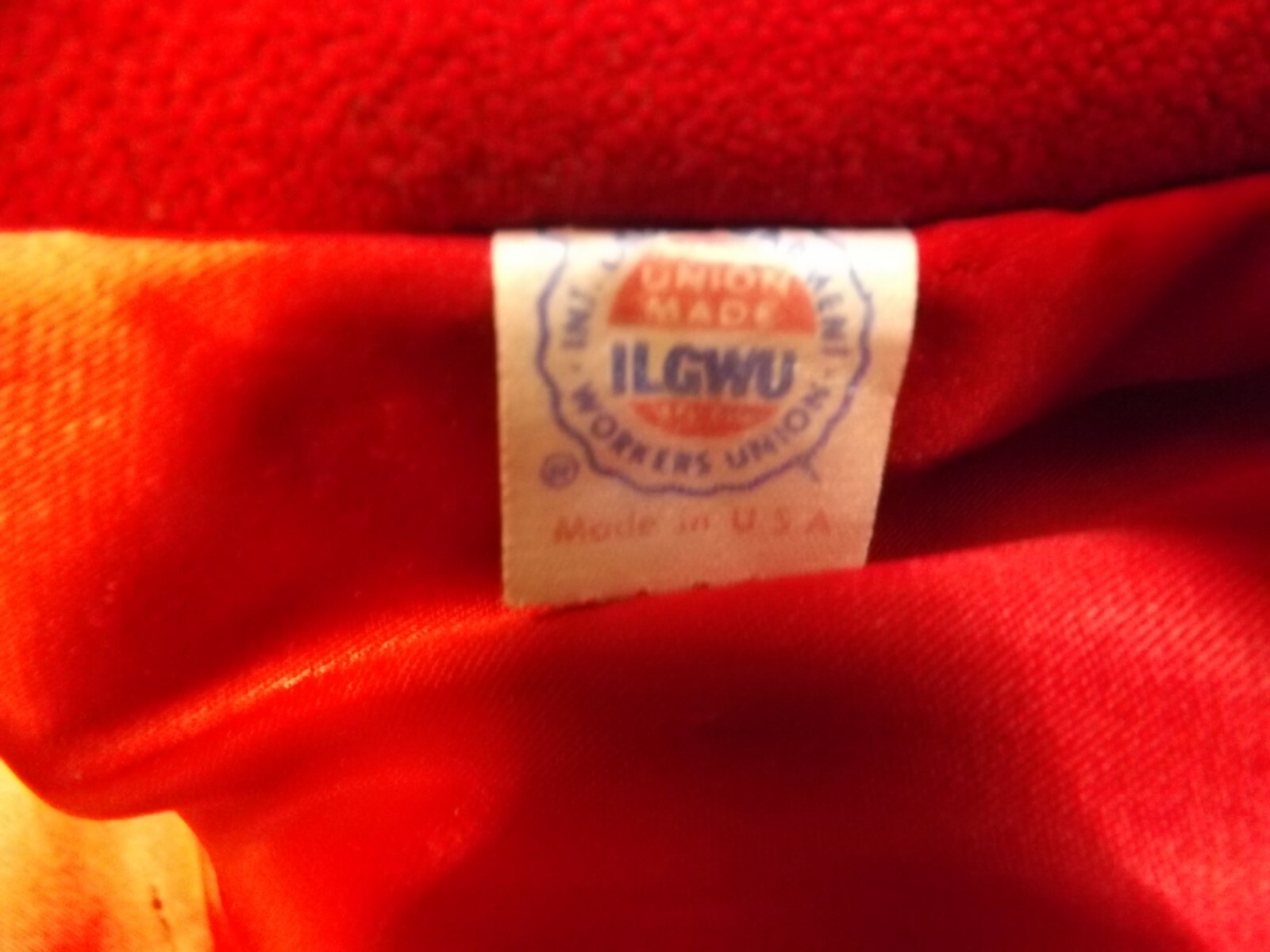 Stylecraft Vtg 1960s Red Double Breasted Belted Back Wool Insulated Long Coat L